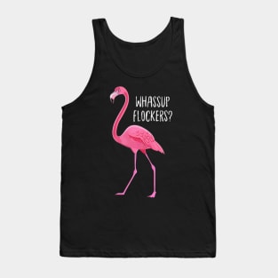 Tropical Elegance Stylish Flamingo Tee for Beach and Vacation Lovers Tank Top